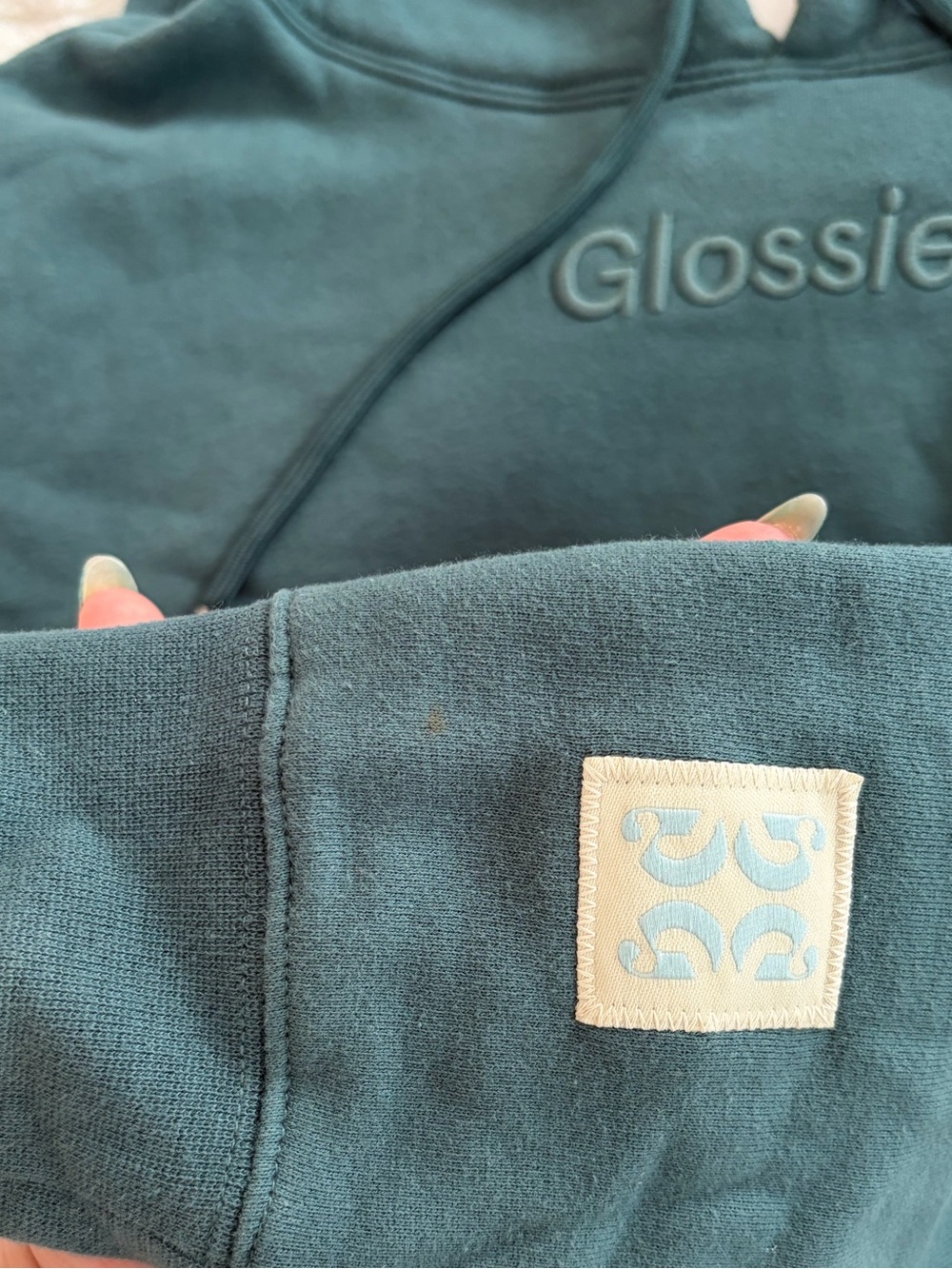 Glossier Women's Hoodie - Sage - Picture 3 of 12